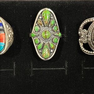 Native American Navajo Sterling Silver Sonora 925 SILVER SIZE 10